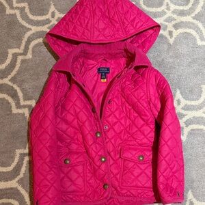 Polo by Ralph Lauren Kids Fuchsia Quilted Puffer Jacket